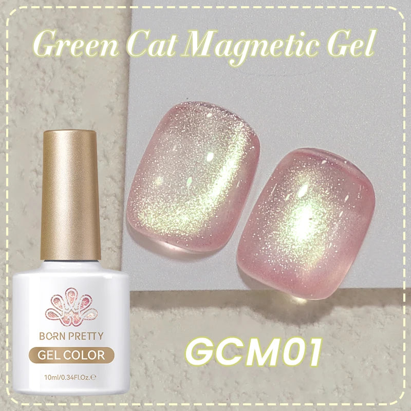 Magnetic Gel Nail Polish – Moonlight Cat Eye Effect