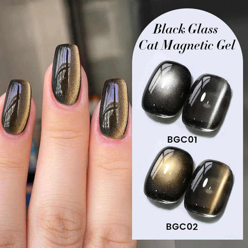 Magnetic Gel Nail Polish – Moonlight Cat Eye Effect