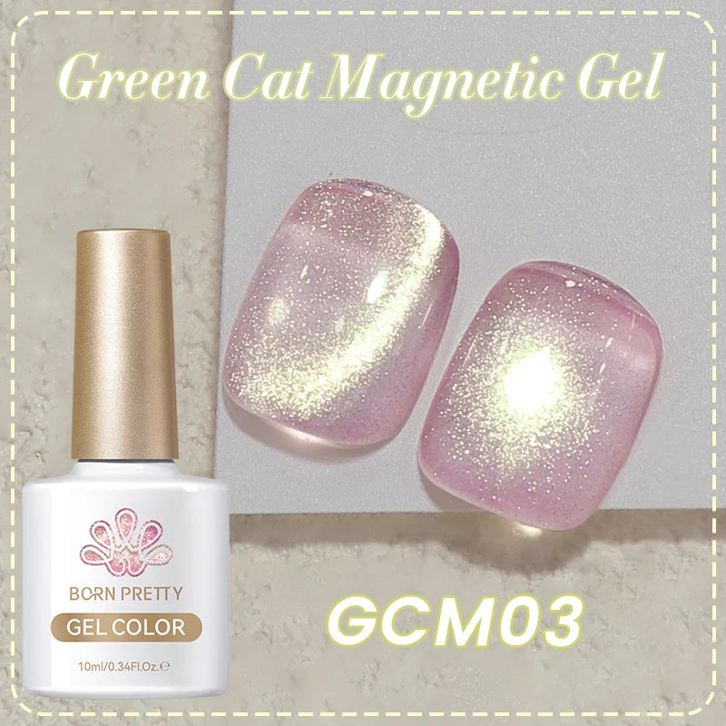 Magnetic Gel Nail Polish – Moonlight Cat Eye Effect