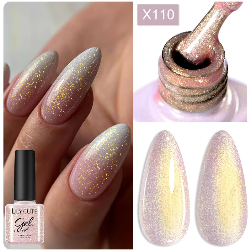 Sparkling Glitter Sequins Gel Nail Polish