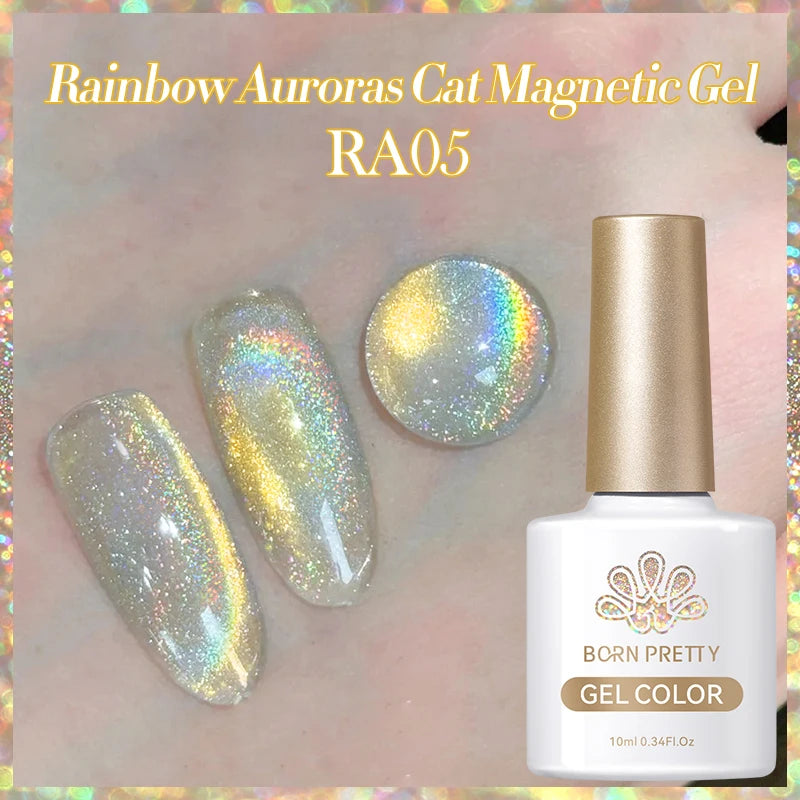 Magnetic Gel Nail Polish – Moonlight Cat Eye Effect