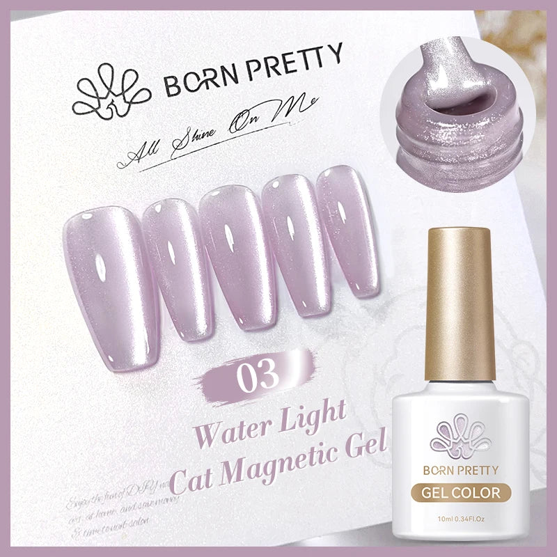 Magnetic Gel Nail Polish – Moonlight Cat Eye Effect