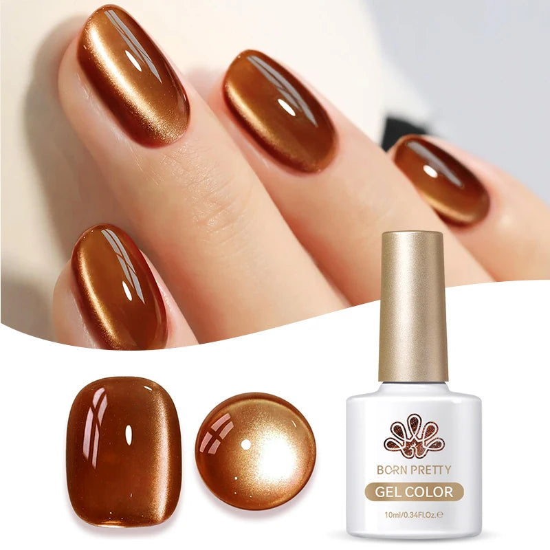 Magnetic Gel Nail Polish – Moonlight Cat Eye Effect