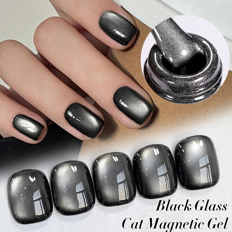 Magnetic Gel Nail Polish – Moonlight Cat Eye Effect