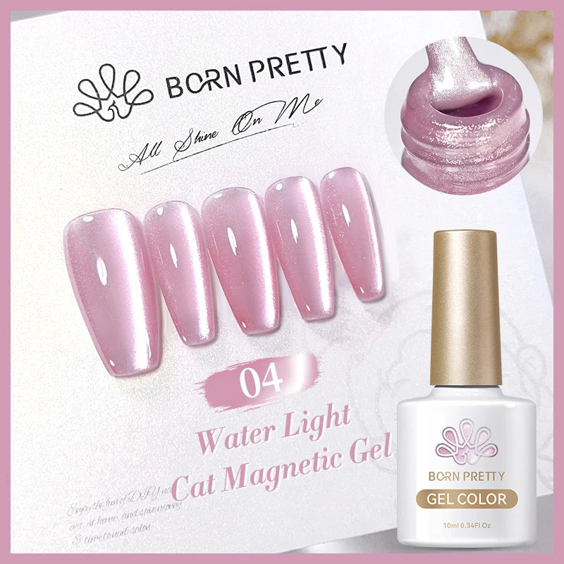 Magnetic Gel Nail Polish – Moonlight Cat Eye Effect
