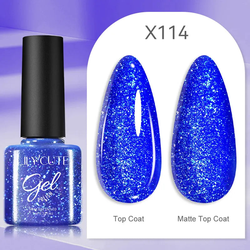 Sparkling Glitter Sequins Gel Nail Polish