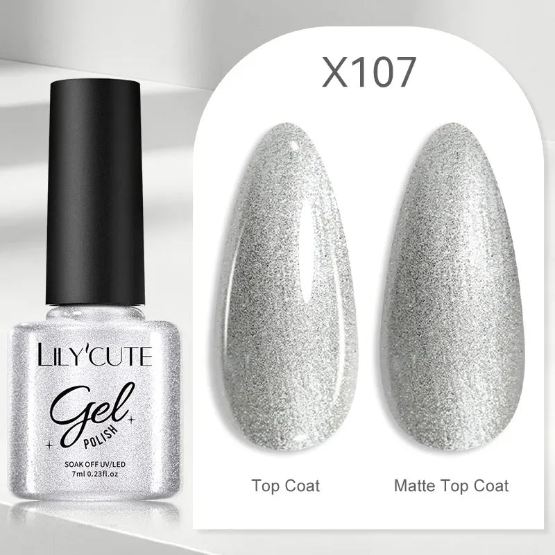 Sparkling Glitter Sequins Gel Nail Polish