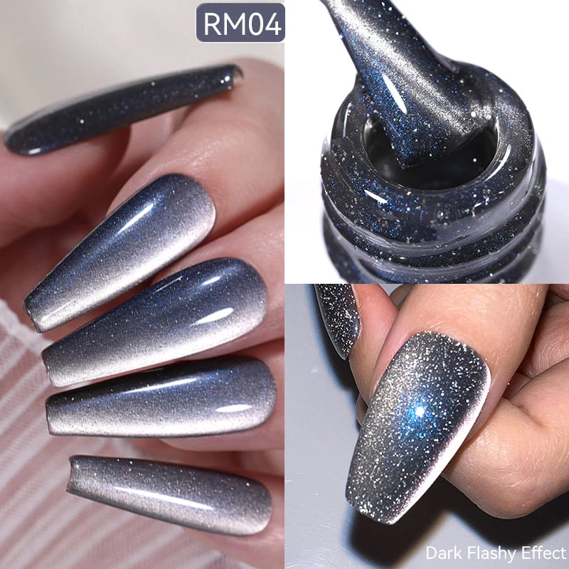 Magnetic Gel Nail Polish – Moonlight Cat Eye Effect