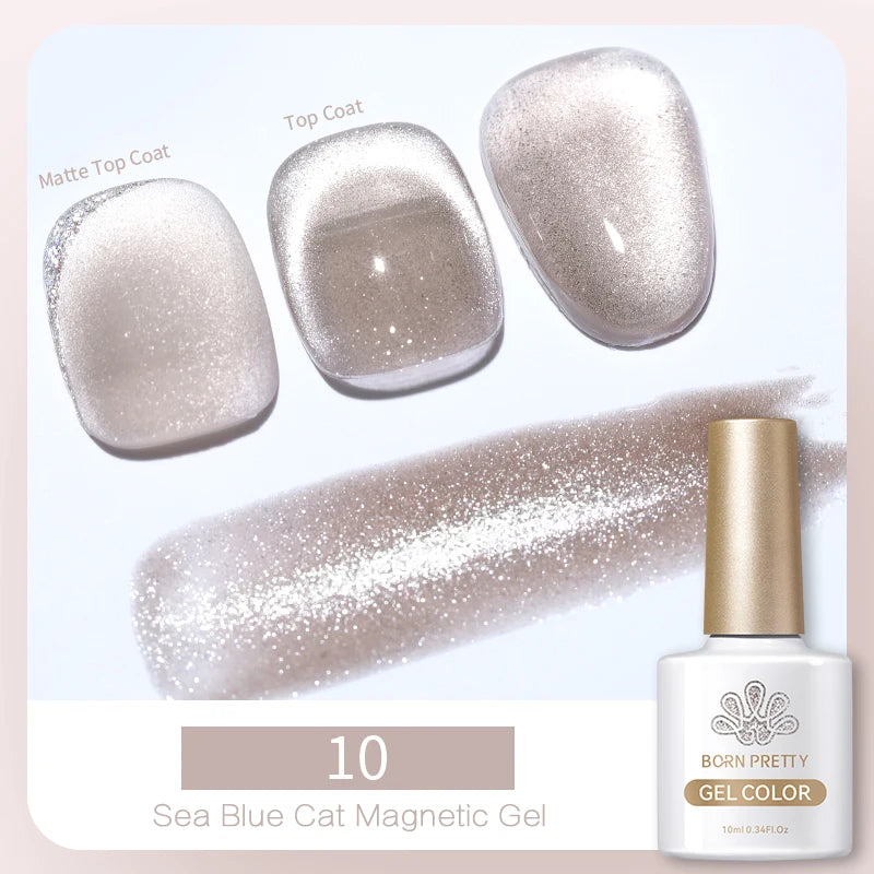 Magnetic Gel Nail Polish – Moonlight Cat Eye Effect
