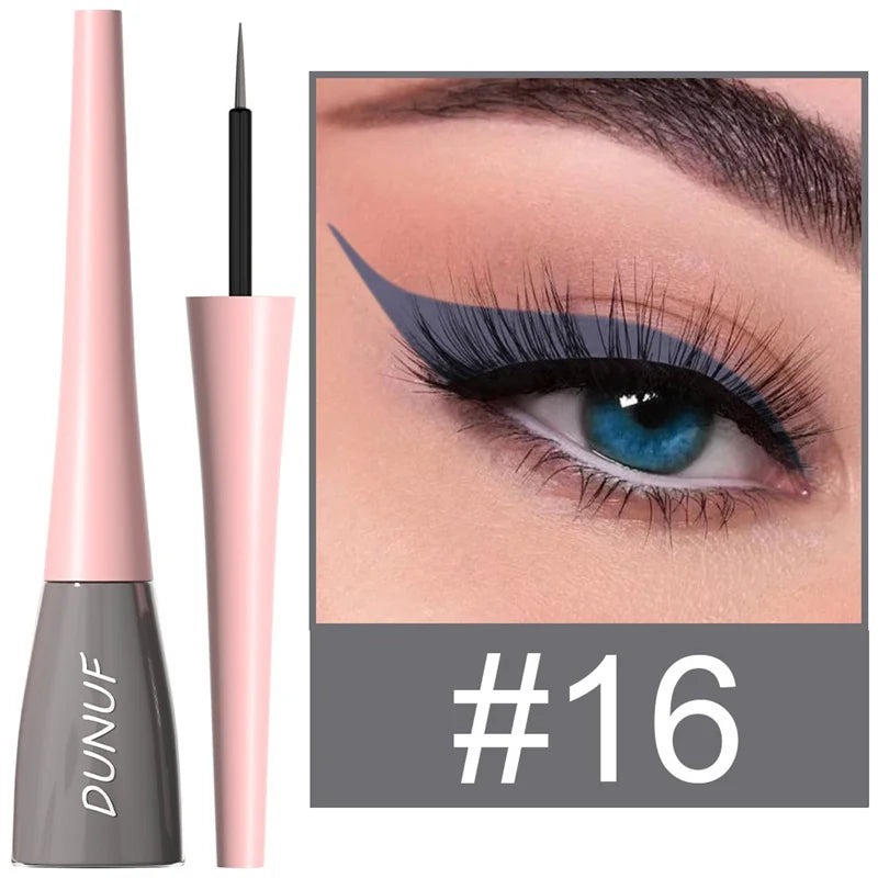 Matte Liquid Eyeliner  – Vibrant Waterproof Colors for Bold Eye Looks