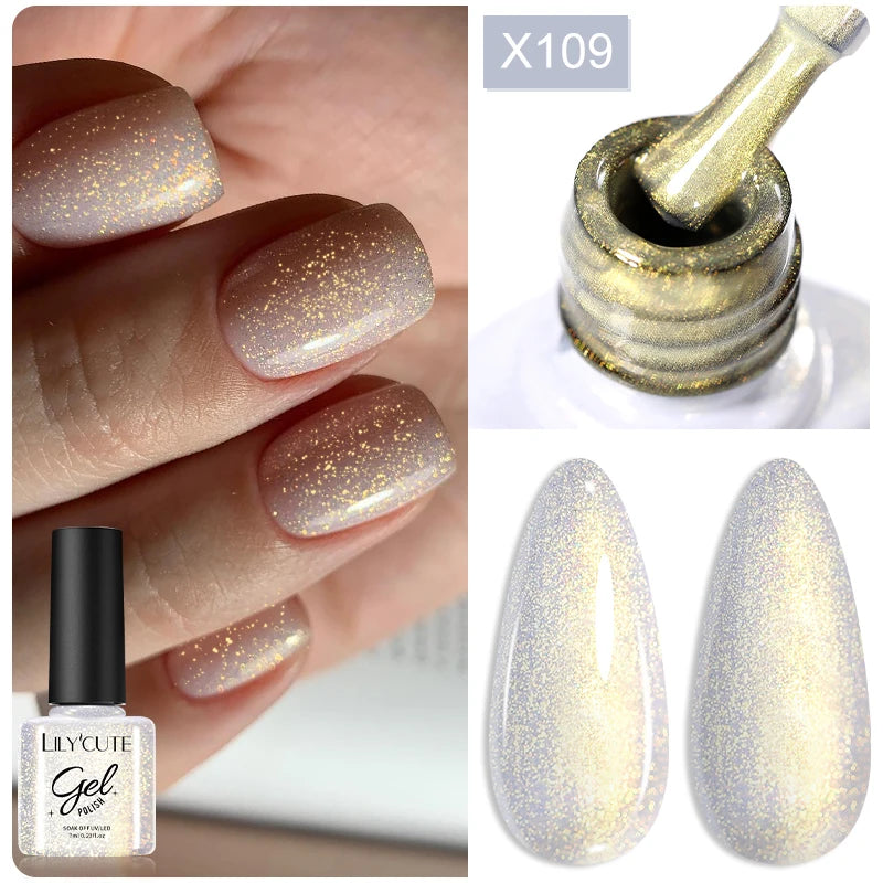 Sparkling Glitter Sequins Gel Nail Polish