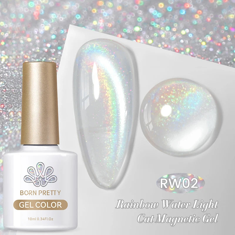 Magnetic Gel Nail Polish – Moonlight Cat Eye Effect