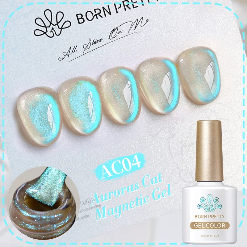 Magnetic Gel Nail Polish – Moonlight Cat Eye Effect
