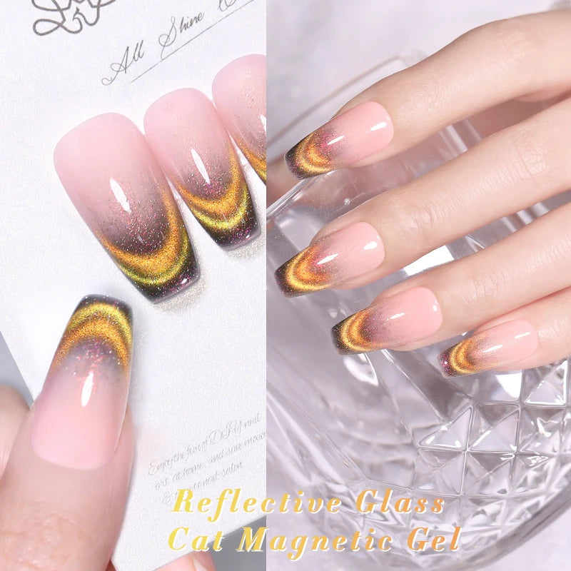 Magnetic Gel Nail Polish – Moonlight Cat Eye Effect