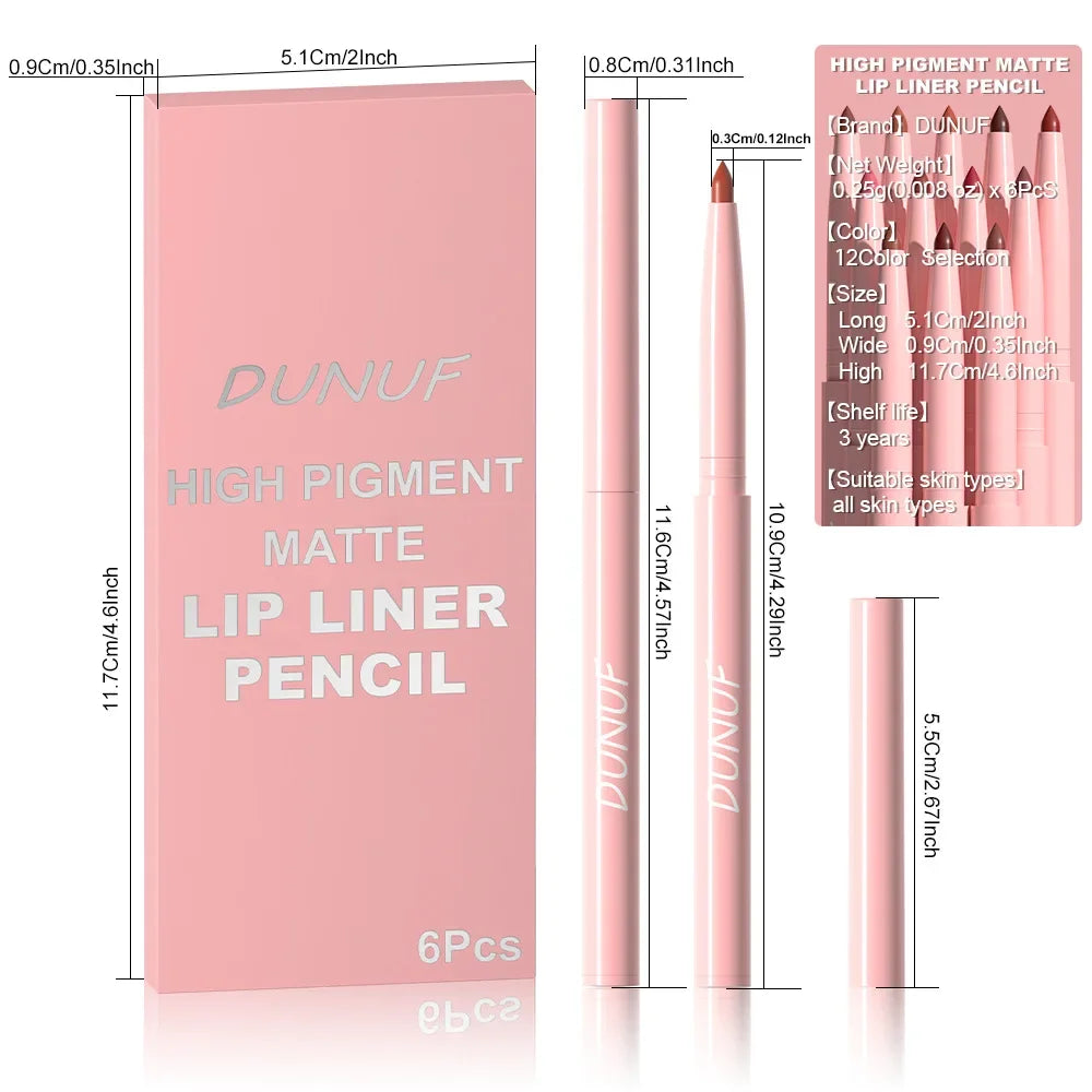 Velvet Matte Lipstick & Lip Liner Set by Panda Beauty Salon – Long-Lasting, Waterproof, and Moisturizing