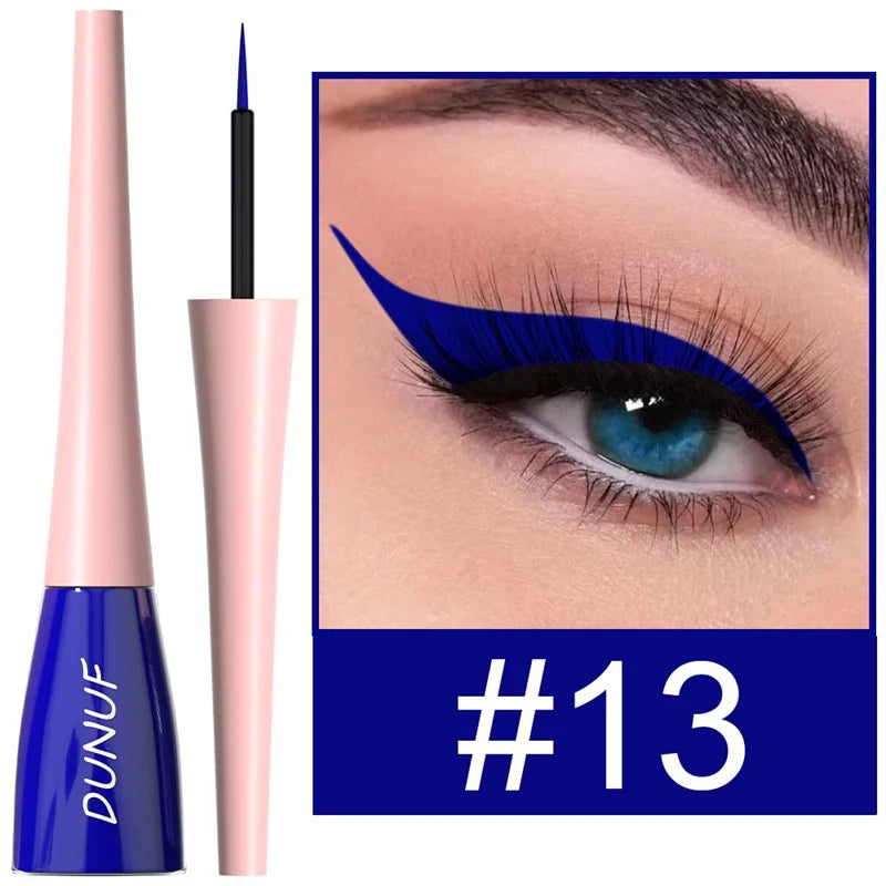 Matte Liquid Eyeliner  – Vibrant Waterproof Colors for Bold Eye Looks